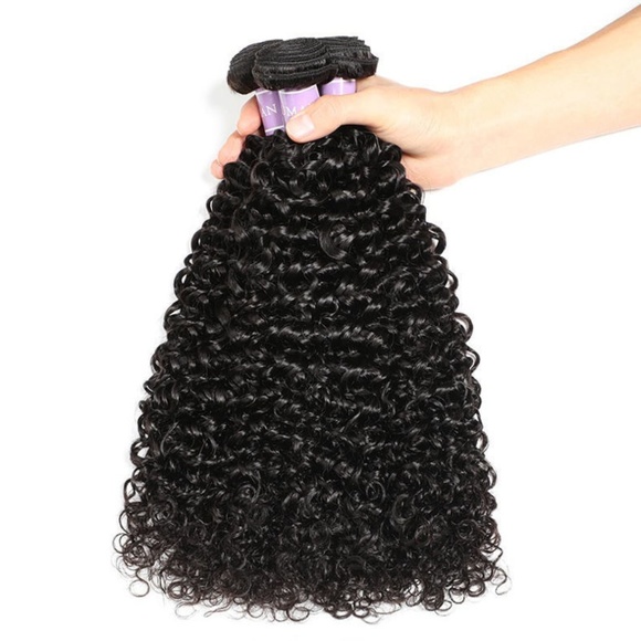 3 bundles Malaysian Jerry Curly Hair + 4x4 Closure